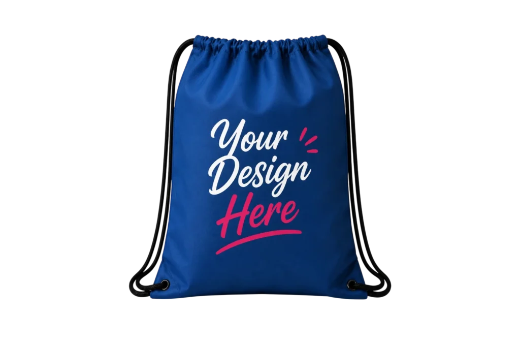 Premium custom drawstring bags personalized with your company logo, business branding, or custom design. Perfect for schools, sports teams, gyms, corporate events, trade shows, promotional giveaways, and branded merchandise. Professionally printed by VG Prints 4 You in Coral Springs, Florida, with nationwide shipping.