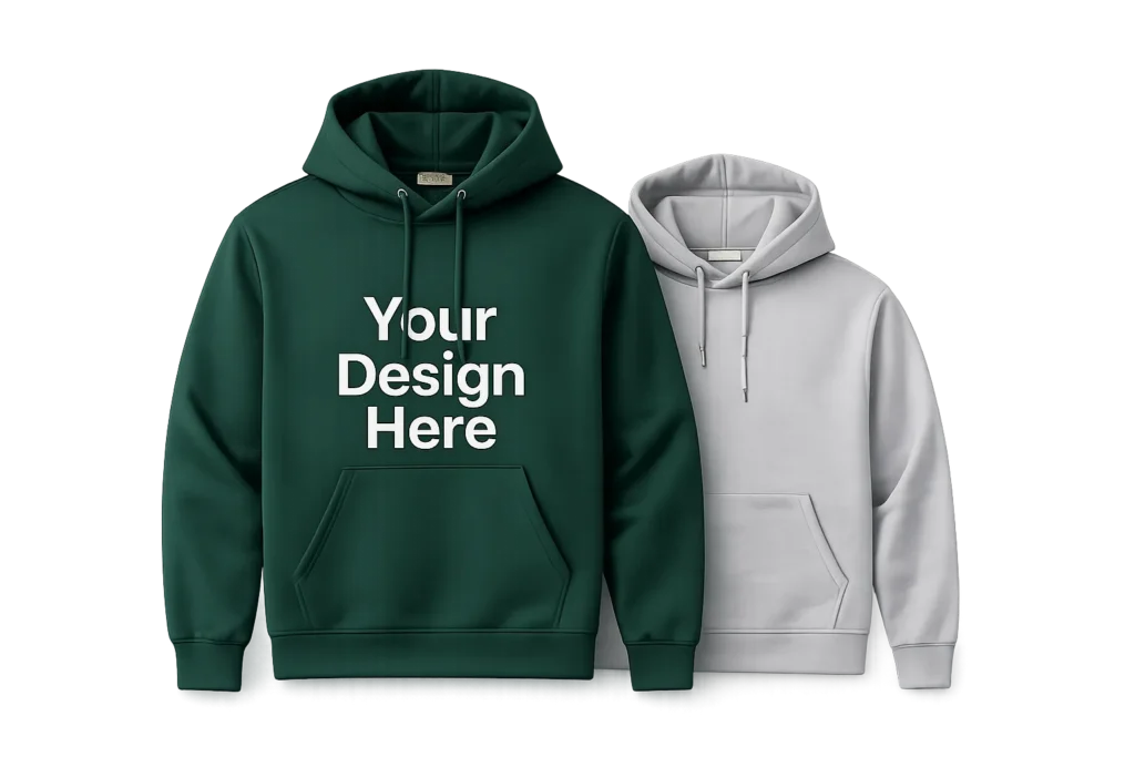 Custom hoodies available for business branding, schools, sports teams, events, fundraisers, family reunions, personalized gifts, and promotional apparel by VG Prints 4 You in Coral Springs, Florida.